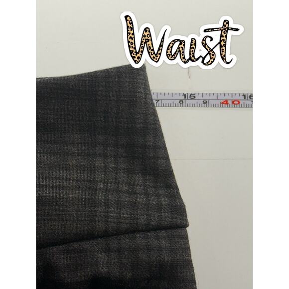 Dalia Brown Plaid Skinny Dress Pants Women’s Small Stretch Work Career Trousers - Picture 11 of 13